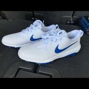 Nike Roshe G Tour Golf Shoe White Blue Size 9